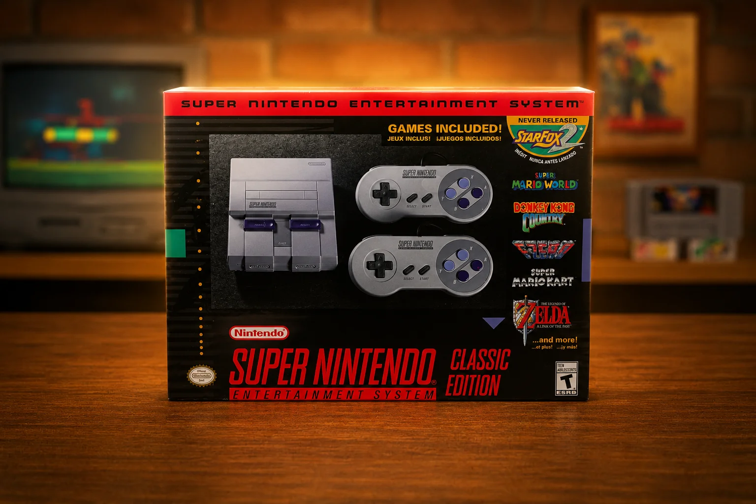 Super Nintendo Classic Mini 21 Juegos